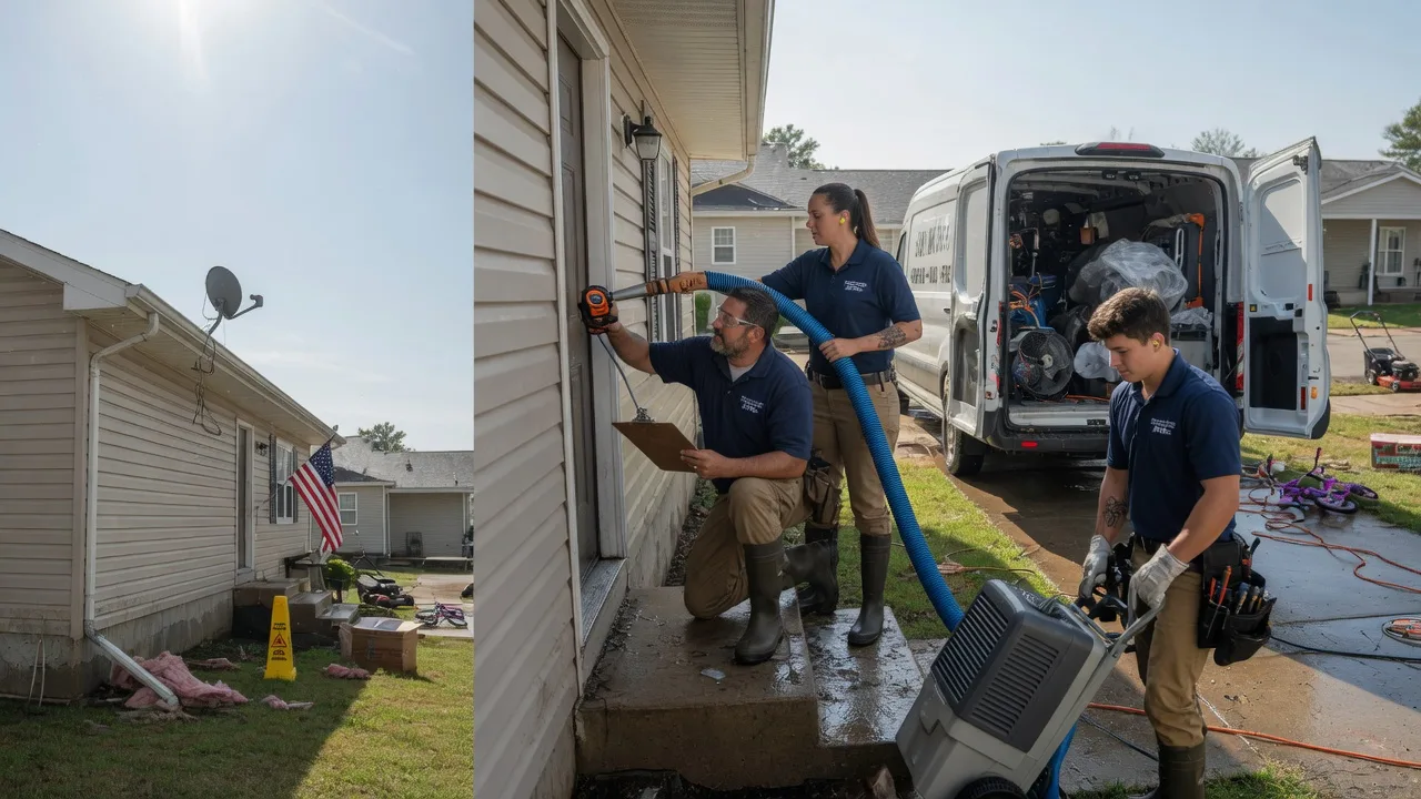 Ceiling Water Damage Restoration in Norwood, LA near me
